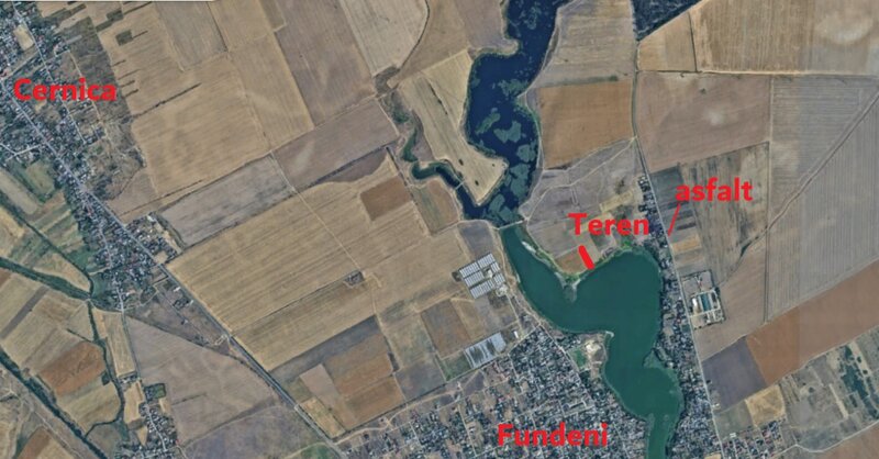 Teren cu deschidere la lac in Fundeni de Calarasi pret imbatabil.